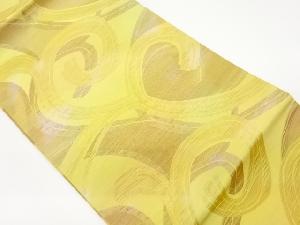 唐草模様織出し名古屋帯